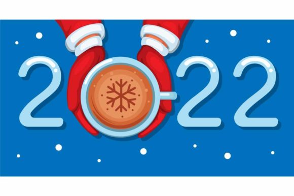 2022 Coffee Late Art Christmas New Year Embroidery Review