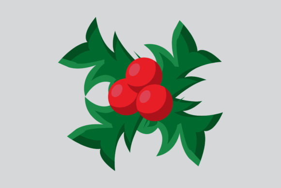 Christmas Berries with Fresh Red Color Illustration Review