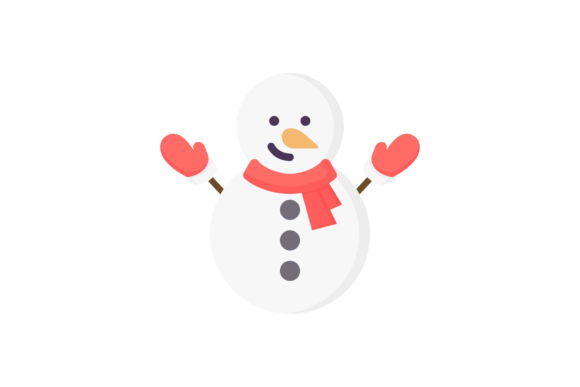 Christmas Snowman Vector-123: A Festive Illustration for Creative Projects