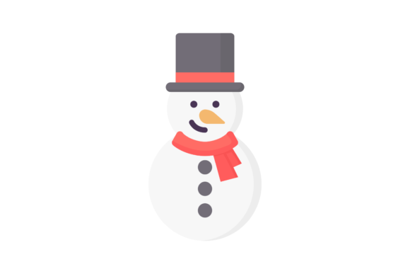 Christmas Snowman Vector-124: A Festive Illustration for Content Publishing