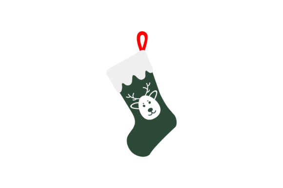 Christmas Socks Vector-86 Illustrations for Content Publishing