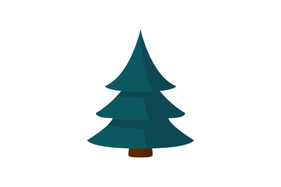 Christmas Tree Vector-1: A Festive Illustration for Creative Projects