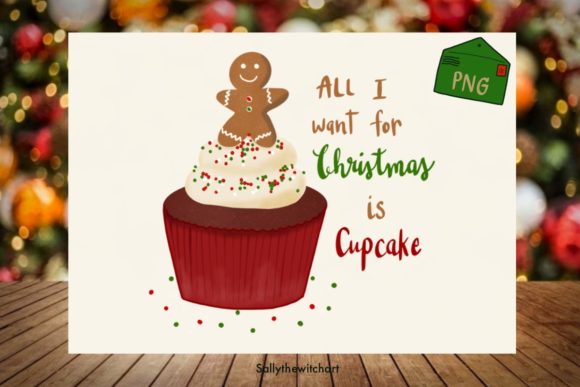 Cupcake PNG Clipart Christmas Dessert Illustrations