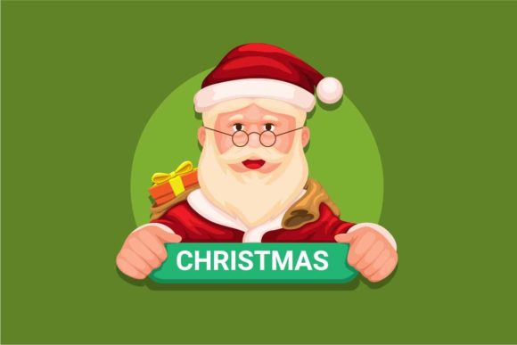 Santa Claus Christmas Avatar Cartoon Illustration
